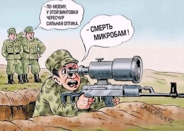 Карикатура на тему армия