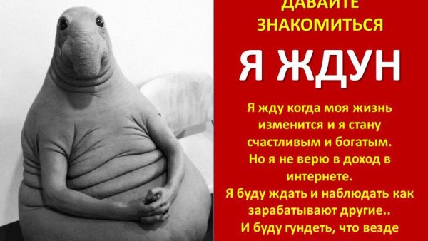 Ждун картинка смешная