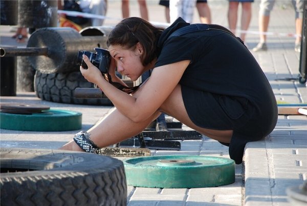 Девушка фотограф