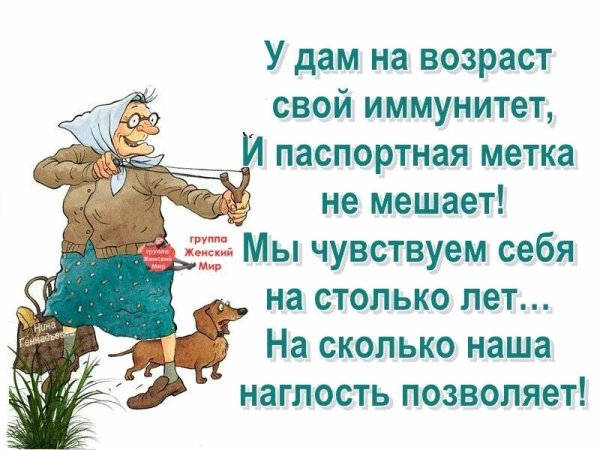 Смешные стихи про старость