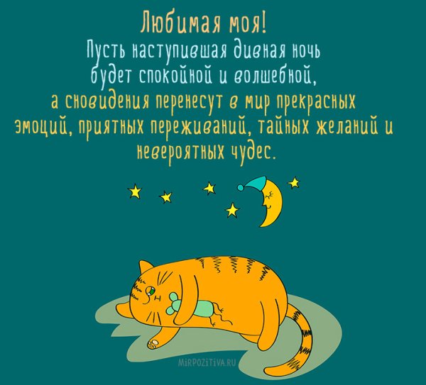 Прикольные пожелания спокойной ночи