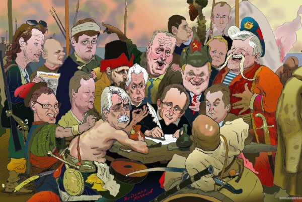 Карикатуры на современную Россию