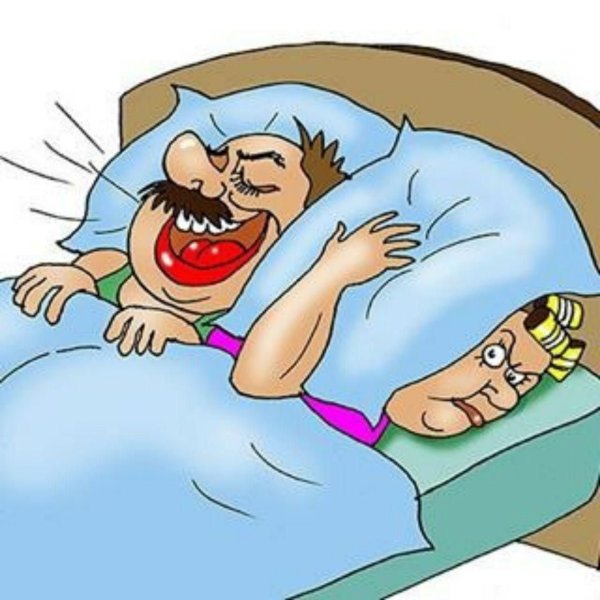 Храпит карикатура