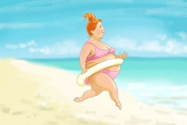 Смешные картинки купальники женские на толстых