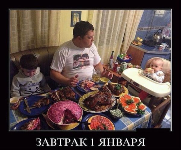 Завтрак после нового года