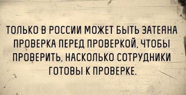 Анекдот про проверку