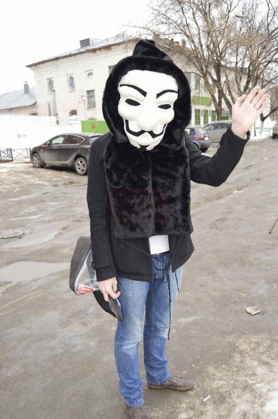 Смешные картинки в маске анонимуса