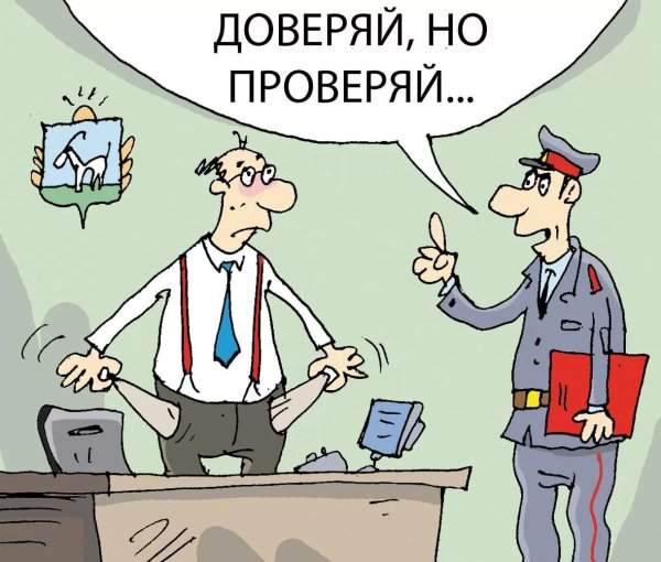Аудит карикатура