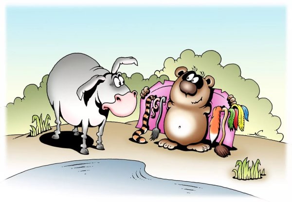 Карикатура с животными