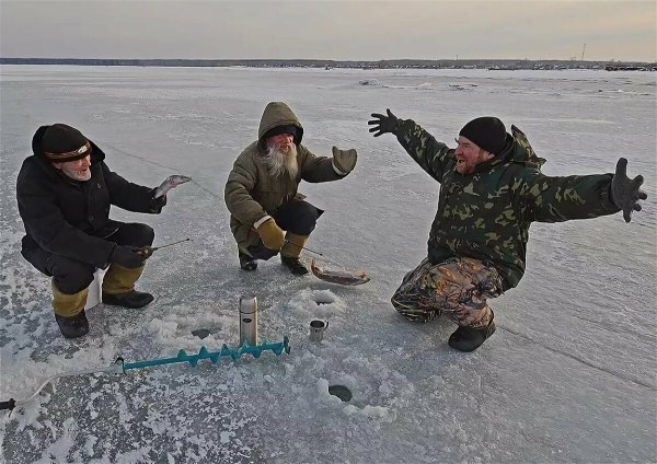 Зимняя рыбалка на льду