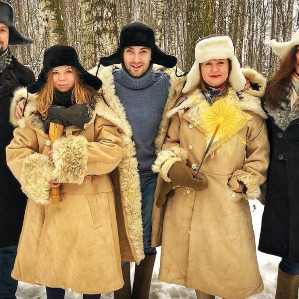 Тулуп полушубок бекеша
