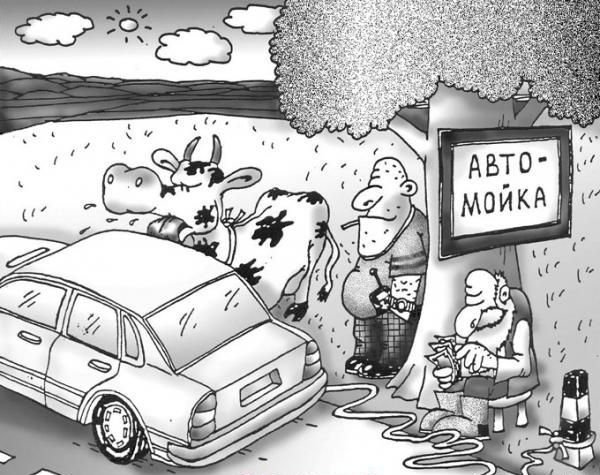 Мойка машины прикол