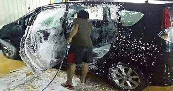 Мойщик автомобилей прикол