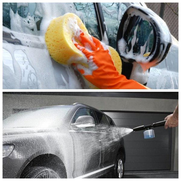 Смешная автомойка