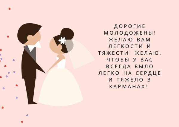 Поздравление со свадьбой