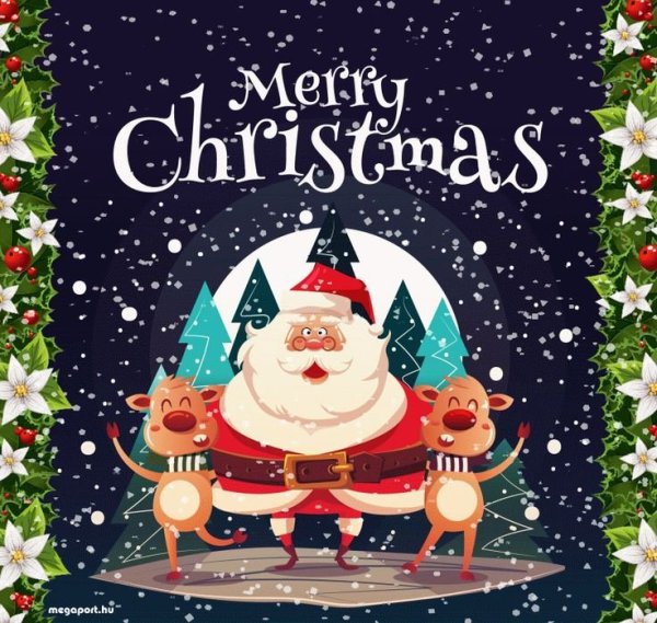 Смешные открытки merry christmas на английском языке