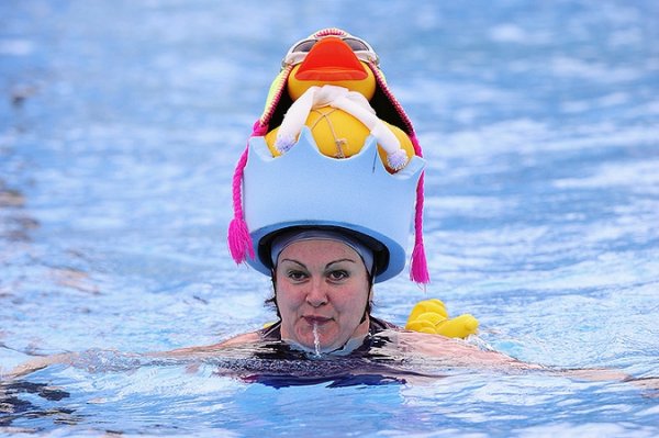 Смешные картинки шапка для плавания