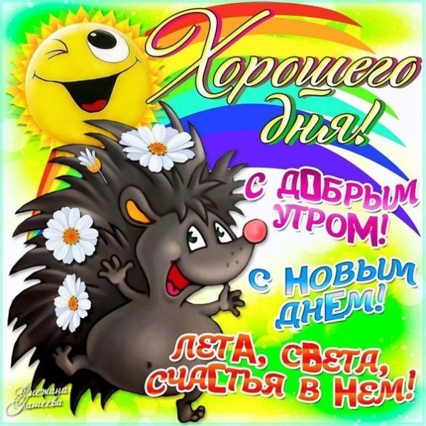 Веселые картинки с добрым утром