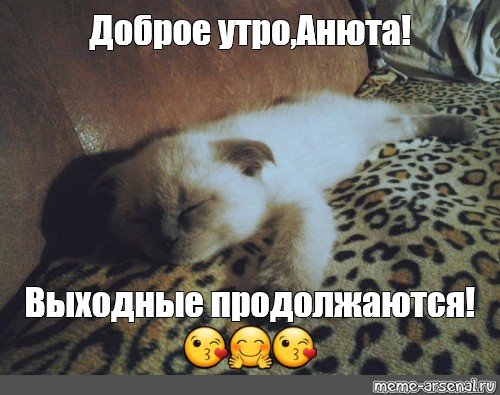 Доброе утро Анечка