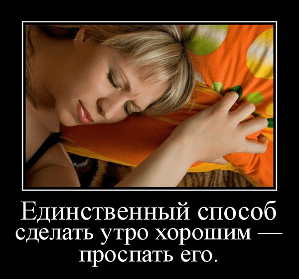 С добрым утром демотиваторы смешные