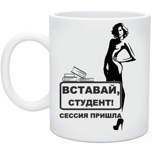 Надпись на кружку студенту