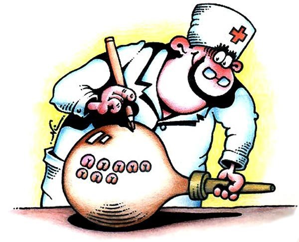 Клизма картинка смешная