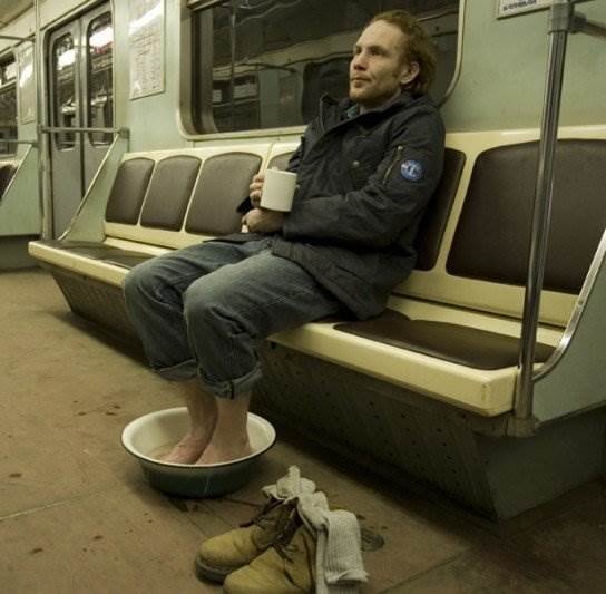 Смешные люди в метро