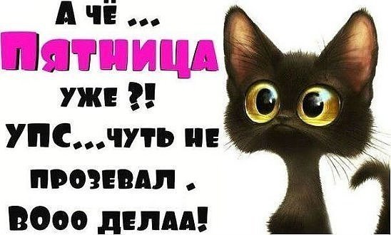Пятница открытка смешная