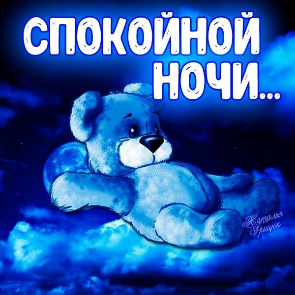 Спокойной зимней ночи прикольные