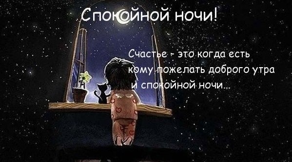 Поздравление спокойной ночи мужчине