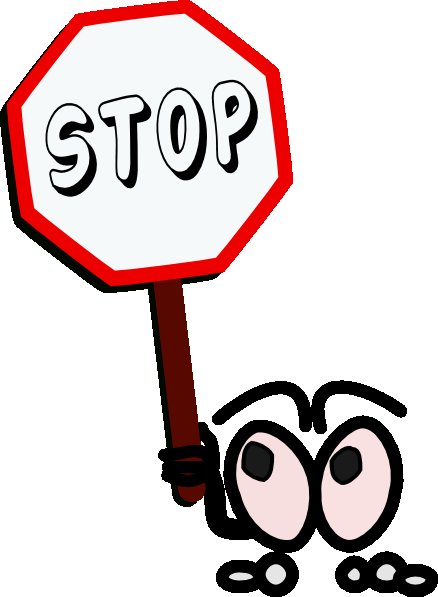 Знак stop