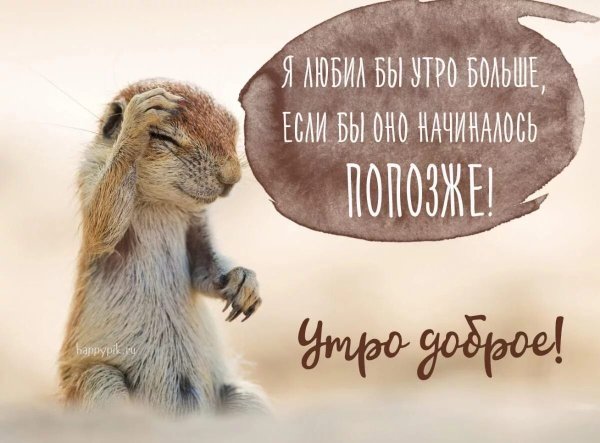 С добрым утром забавные