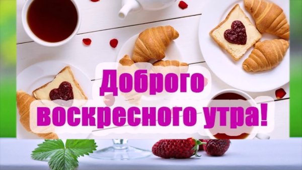 С добрым воскресным утром