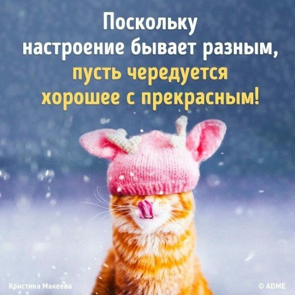 Зимние открытки для поднятия настроения