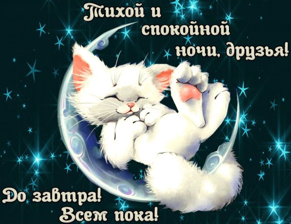 Добрых сновидений и спокойной ночи