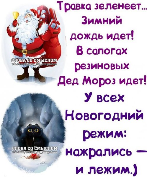 Статусы про новый год