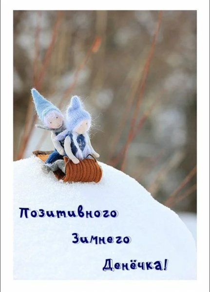 Яркого зимнего дня