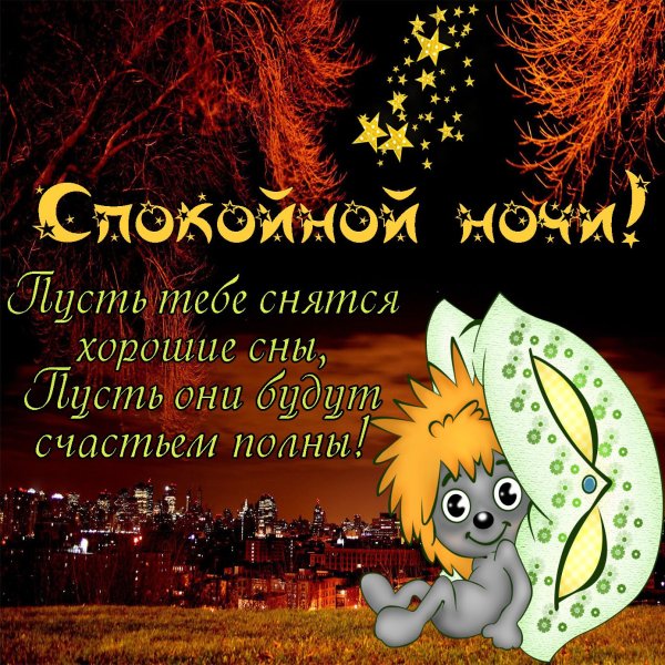 Хорошие пожелания на ночь