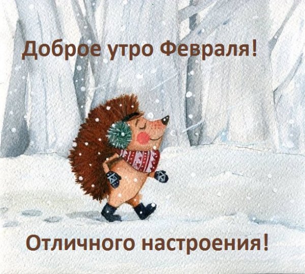 С добрым январским утром