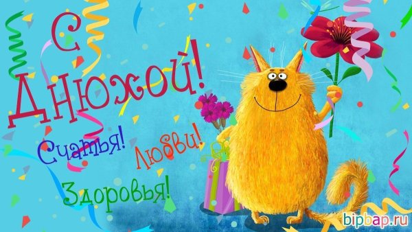 Прикольные открытки с днем рождения