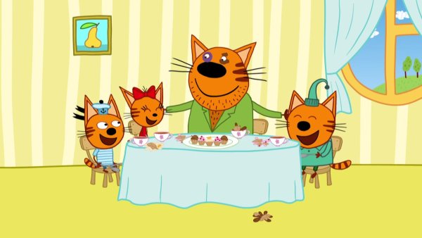 Три кота мультсериал
