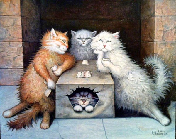 Коты Степана Каширина картины