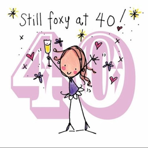 С 40 летием женщине