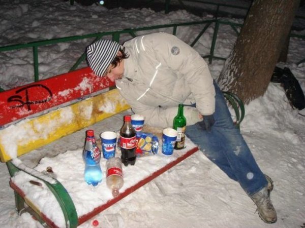 Новогодние алкаши
