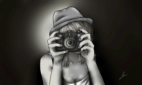 Фотоаппарат рисунок