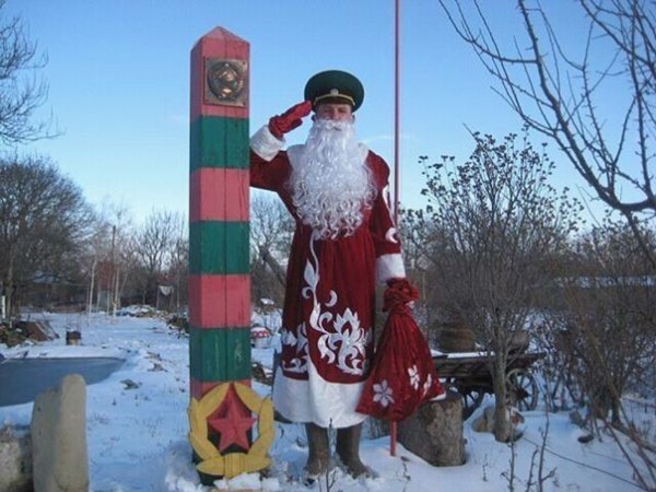 Дед Мороз пограничник