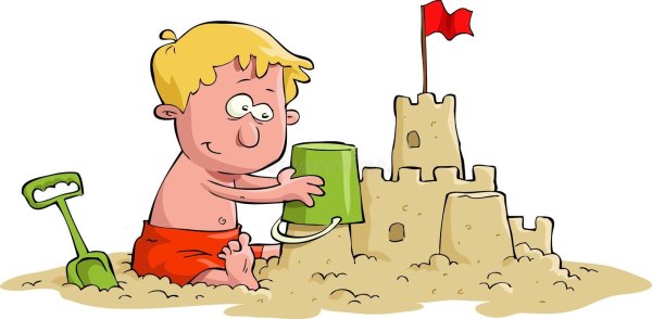 Дети в песочнице