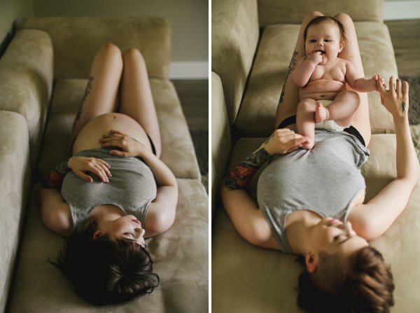 До и после рождения ребенка