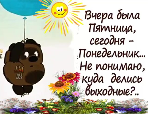 Поздравление с понедельником прикольные