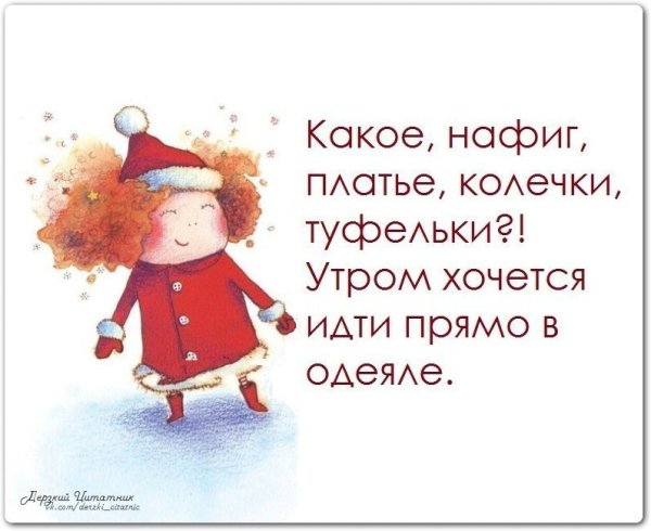 Весёлые афоризмы про зиму